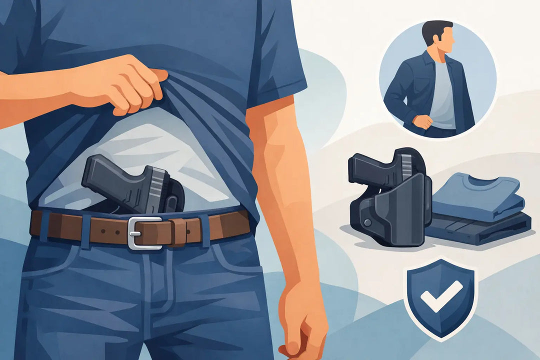 How to Conceal Full Size Pistol Comfortably