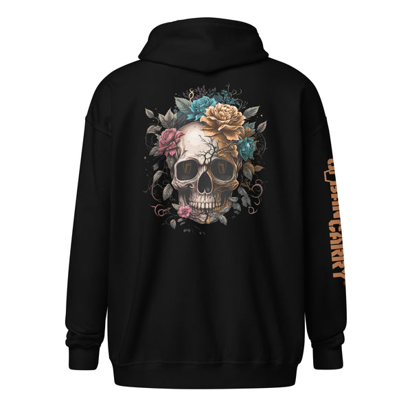 Skull Zip Hoodie