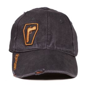 Urban Carry Flex Fit Black Distressed Hat