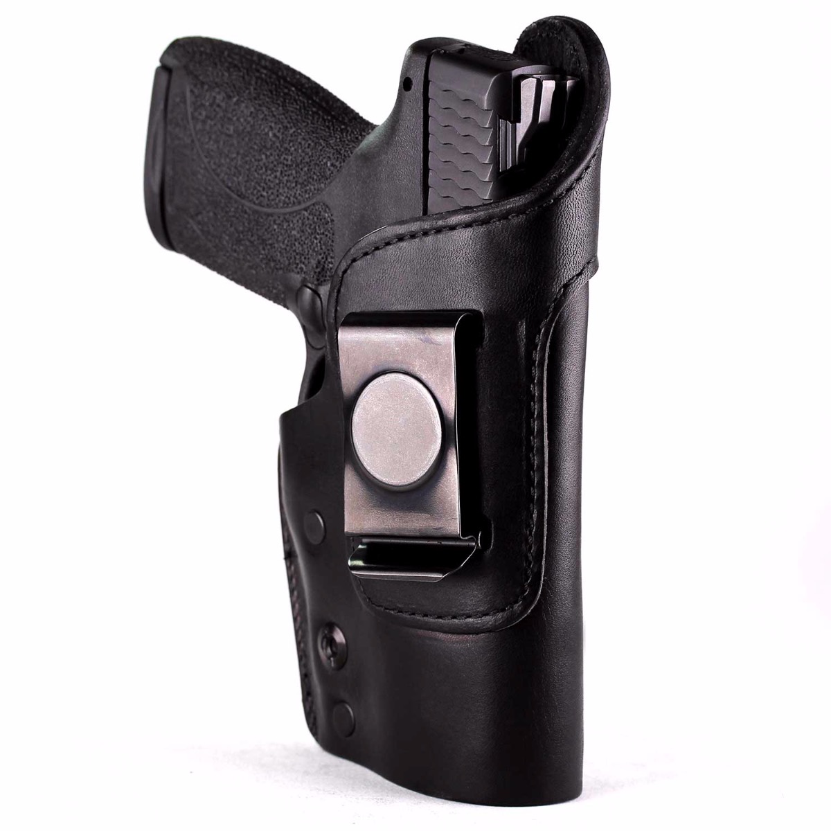 IWB HOLSTER W/ CLIP. INSIDE THE WAISTBAND LEATHER HOLSTER FOR SIG SAUER P239 