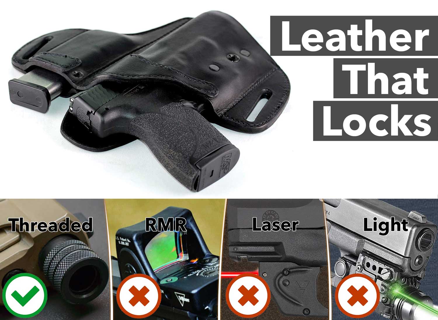 LockLeather Compatible Tactical Features