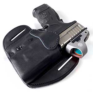 Details about   LT CUSTOM MAHOGANY OWB Leather Gun Holster YOU CHOOSE:rh,lh-laser-slide-belt-mag 